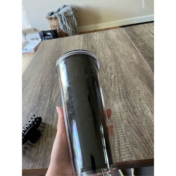 Starbucks Venti 24 oz Black Double Wall Cold Cup - Picture 2 of 4